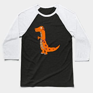 Cute Baby Dino, T-Rex Dinosaur Baseball T-Shirt